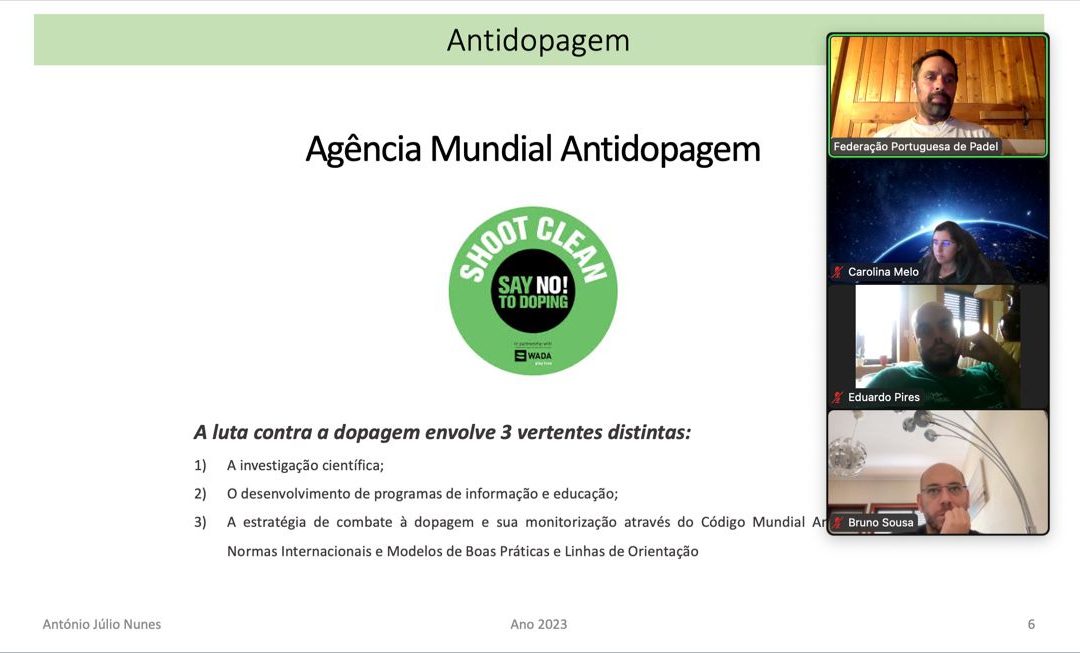 Programa de Educação de Formação da ADoP – “Doping What the Coach Needs to Know”