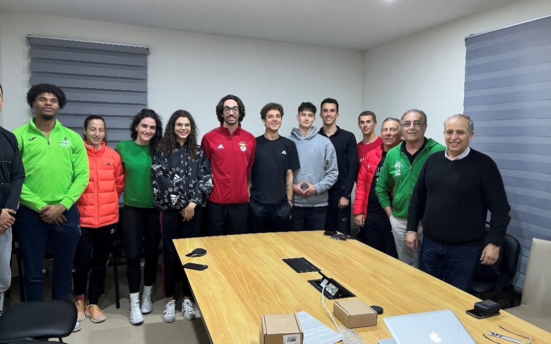 Ação de informação e prevenção de dopagem com atletas do Sector de Saltos da Federação Portuguesa de Atletismo