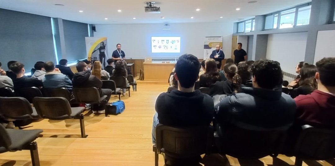 Ação de prevenção de dopagem com alunos do Agrupamento de Escolas de Caldas de Vizela