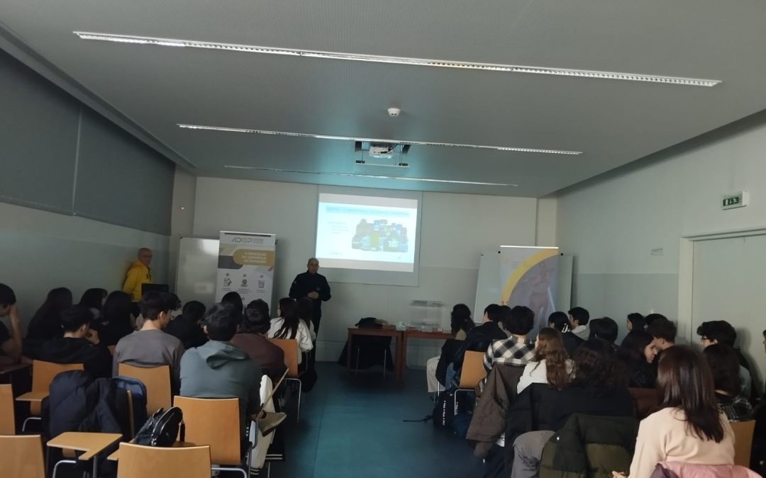 Ação de prevenção de dopagem com alunos da Escola Secundária Emídio Garcia em Bragança