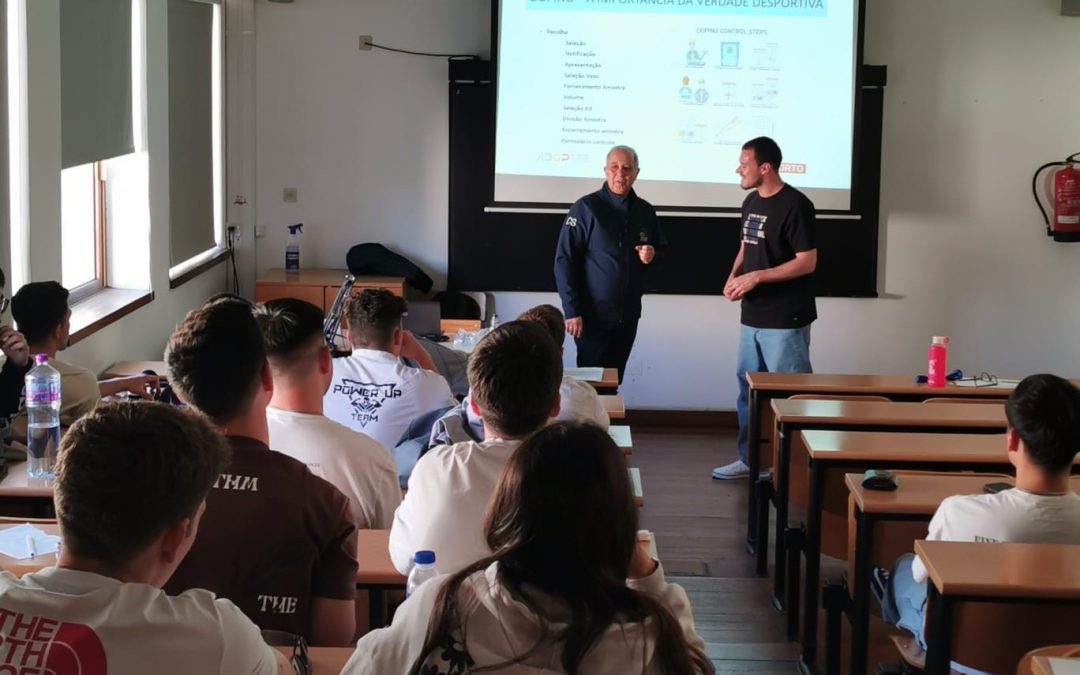 Ação de prevenção de dopagem no Instituto Politécnico do Porto