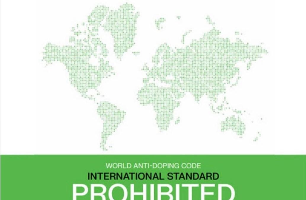 WADA publica Lista de Substâncias e Métodos Proibidos para 2025