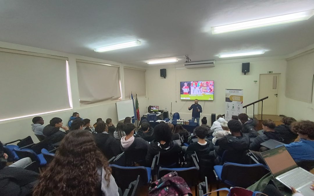 Sensibilizacao e Formação para a Prevenção da Dopagem – Escola Secundária Fernão Mendes Pinto, Almada