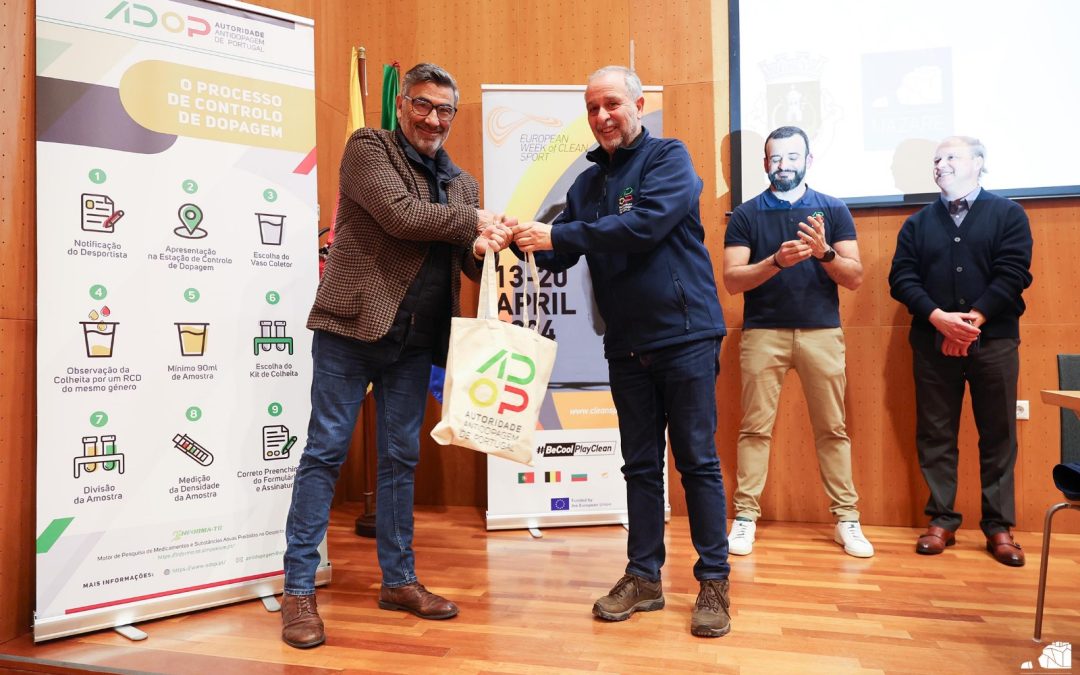 Sessões de Sensibilização para a Prevenção da Dopagem no CAR da Nazaré