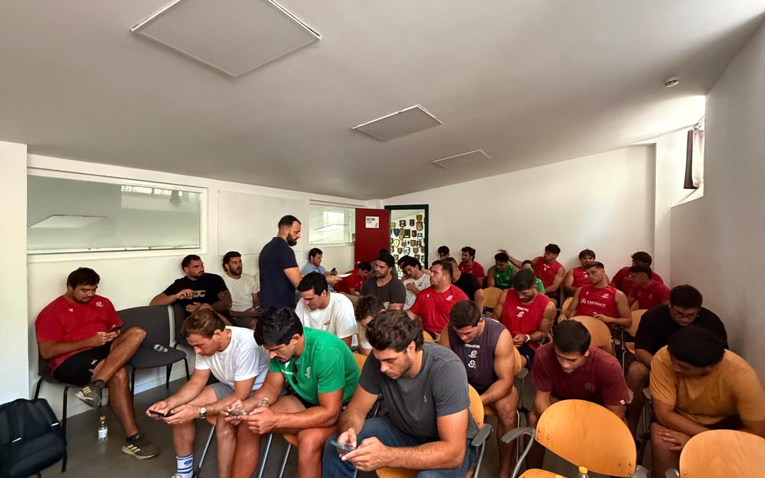 Formação de Prevenção da Dopagem com a Seleção Nacional de Rugby de XV
