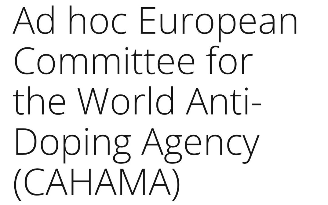 68.ª reunião do Comité Ad Hoc Europeu para a Agência Mundial Antidopagem (CAHAMA)