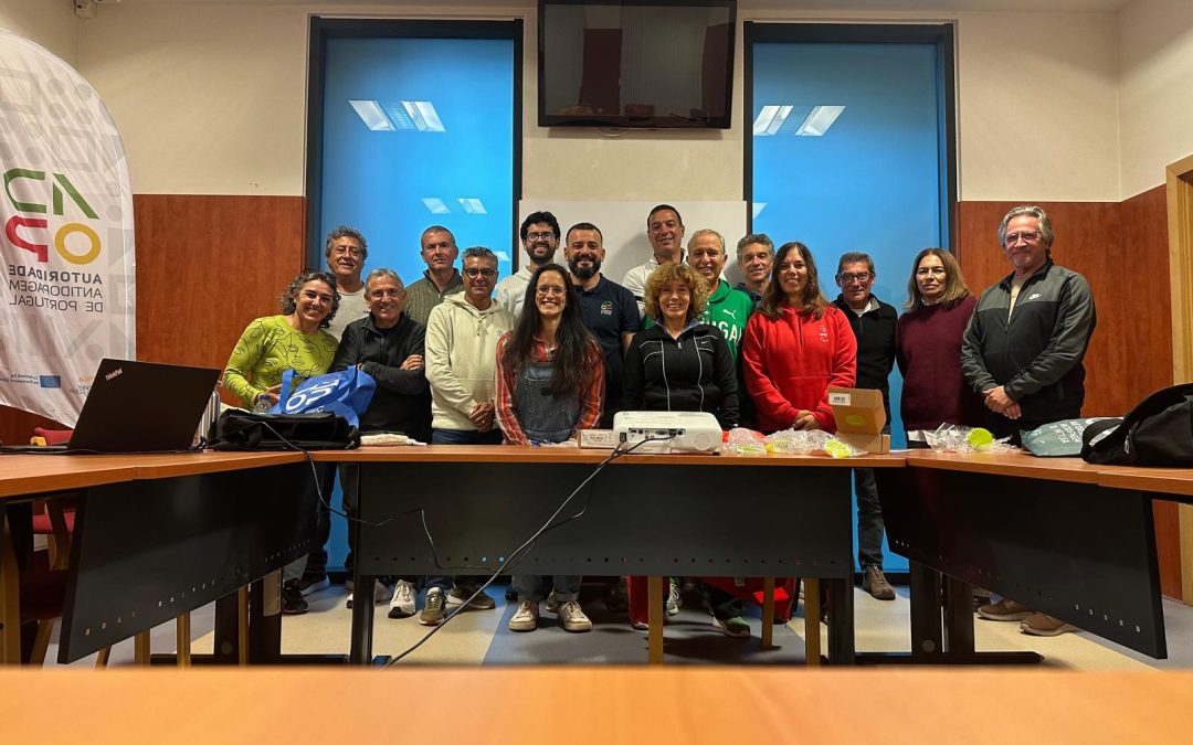 ADoP dinamiza ação de formação em Prevenção da Dopagem no Centro de Alto Rendimento do Jamor