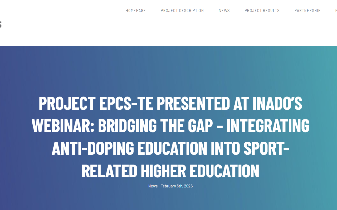 Projeto europeu EPCS‑TE apresentado em webinar internacional da iNADO